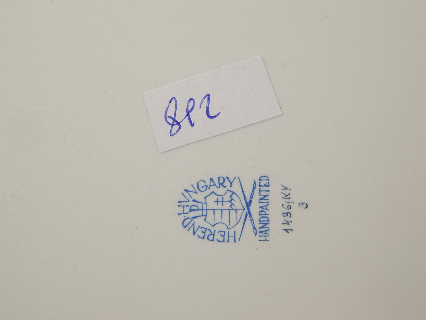 PREZIOSO ELEGANTE PORCELLANA HEREND VASSOIO RETTANGOLARE SANDWICH PETIT BOUQUET