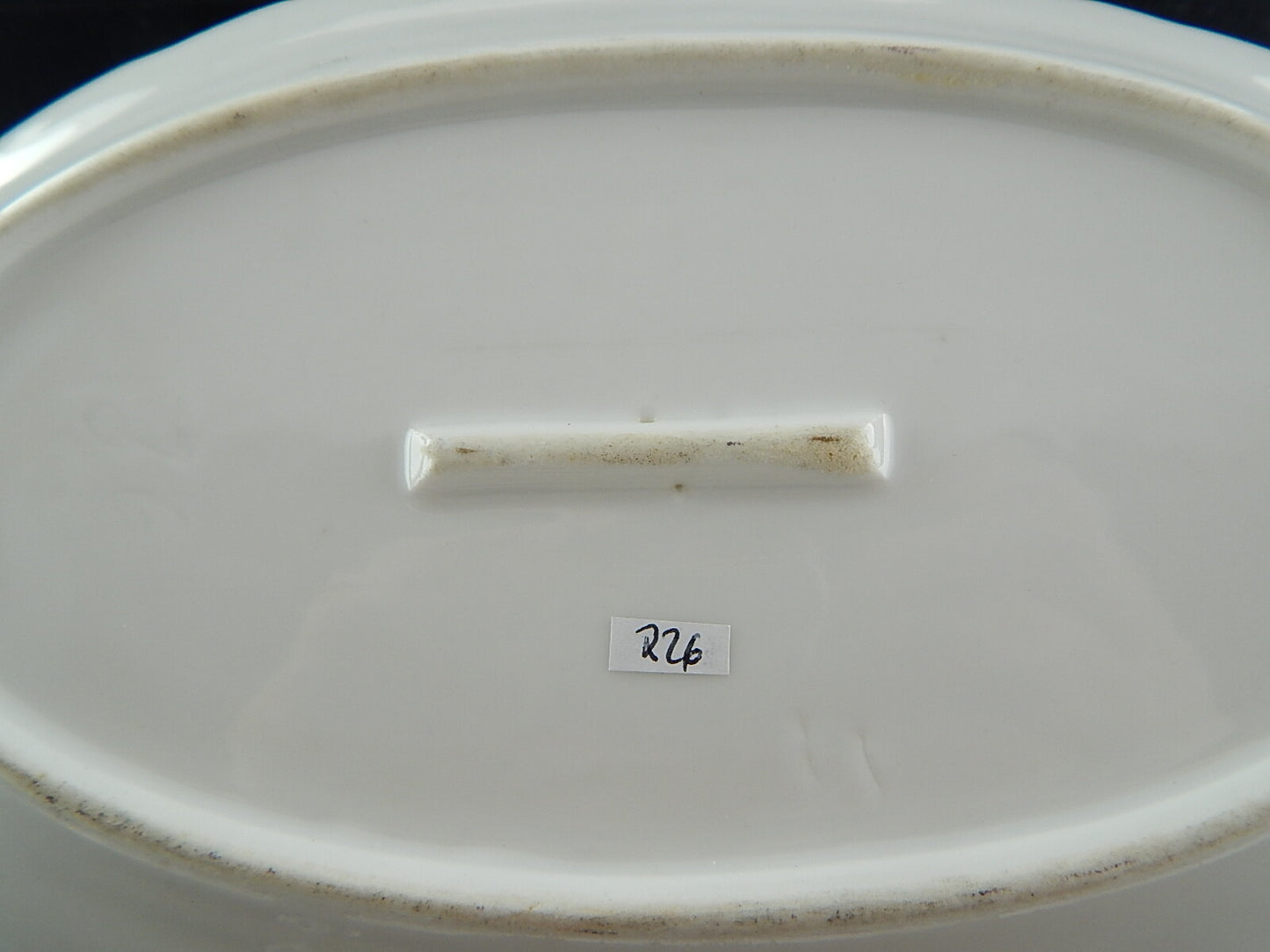 ANTICO PREZIOSO VASSOIO PORCELLANA ART NOUVEAU 1904 ALFRED HACHE&CO