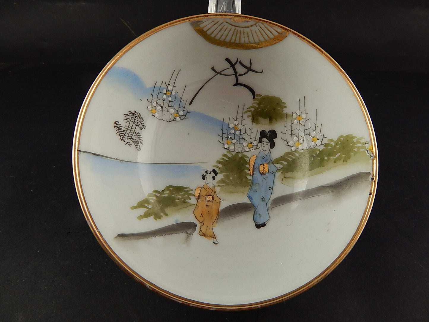 ANTICA PORCELLANA CIOTOLA GIAPPONE KUTANI JAPANESE BOWL HANDMADE PRIMO 900