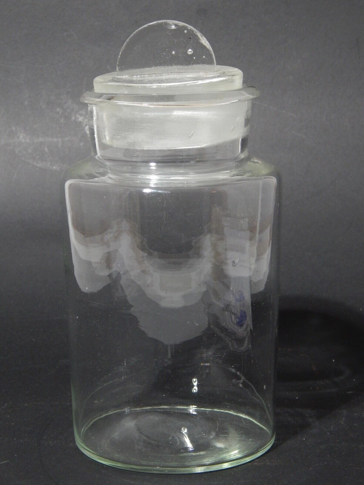 ANTICO VASO ALBARELLO VETRO SOFFIATO ALTARE FARMACIA DROGHERIA A434