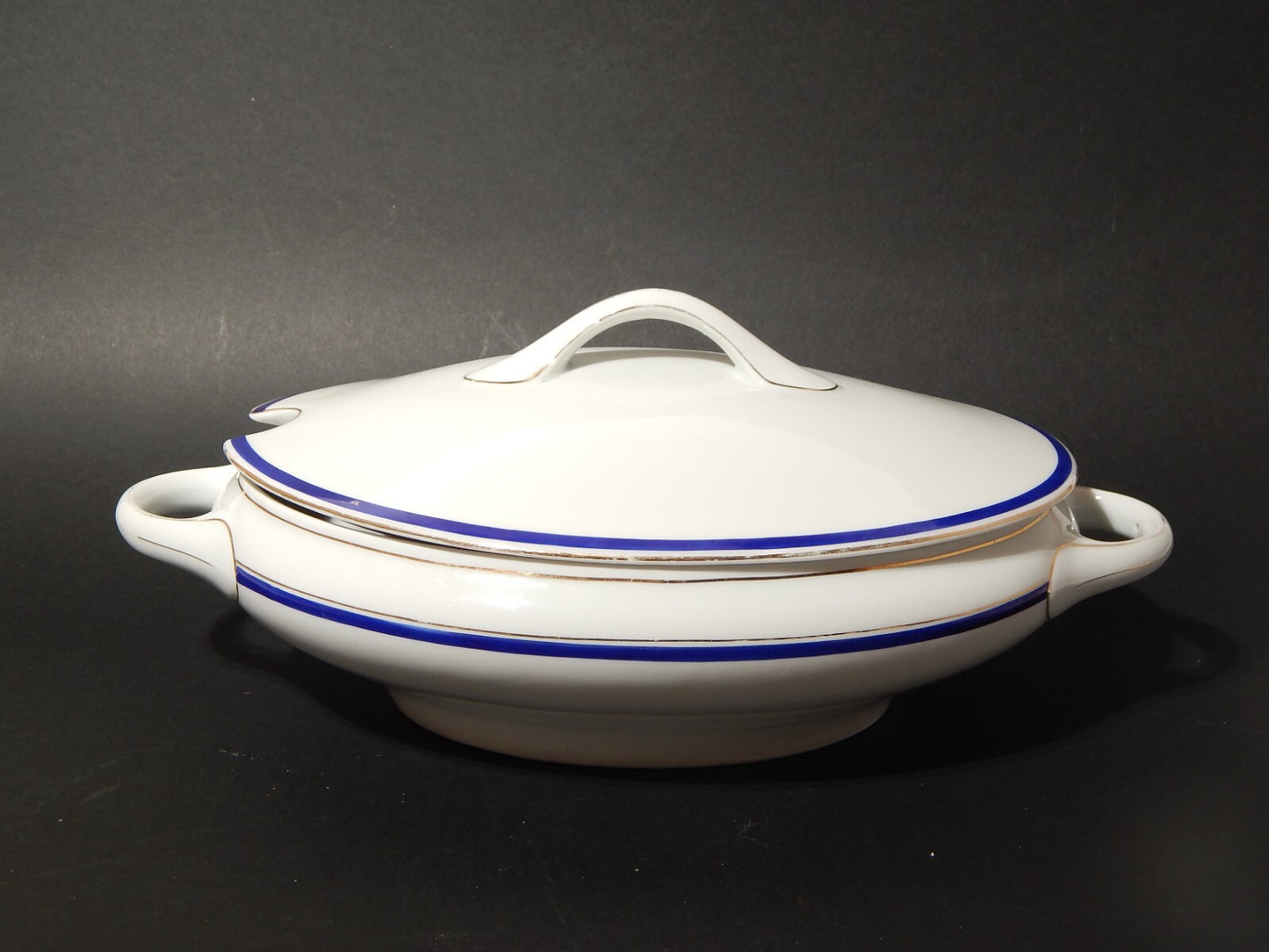 ANTICA PRIMO 900 ZUPPIERA LEGUMIERA STILE IMPERO PORCELLANA KPM GERMANY