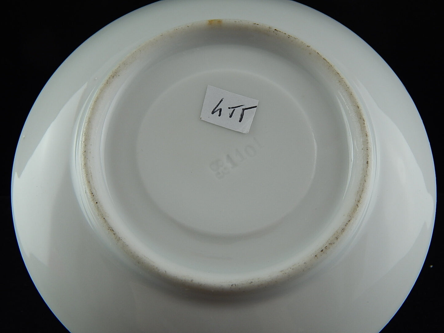 ANTICA PREZIOSA RARA TAZZA E PIATTINO PORCELLANA METÀ 800 DIPINTA A MANO