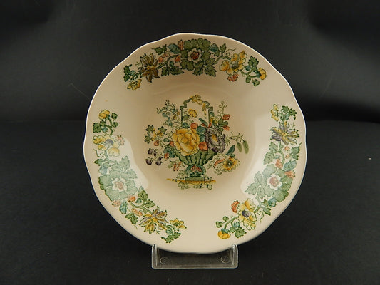 ANTICO SET 5 CIOTOLE MACEDONIA CERAMICA INGLESE MASON’S DECORO MANO STRATHMORE