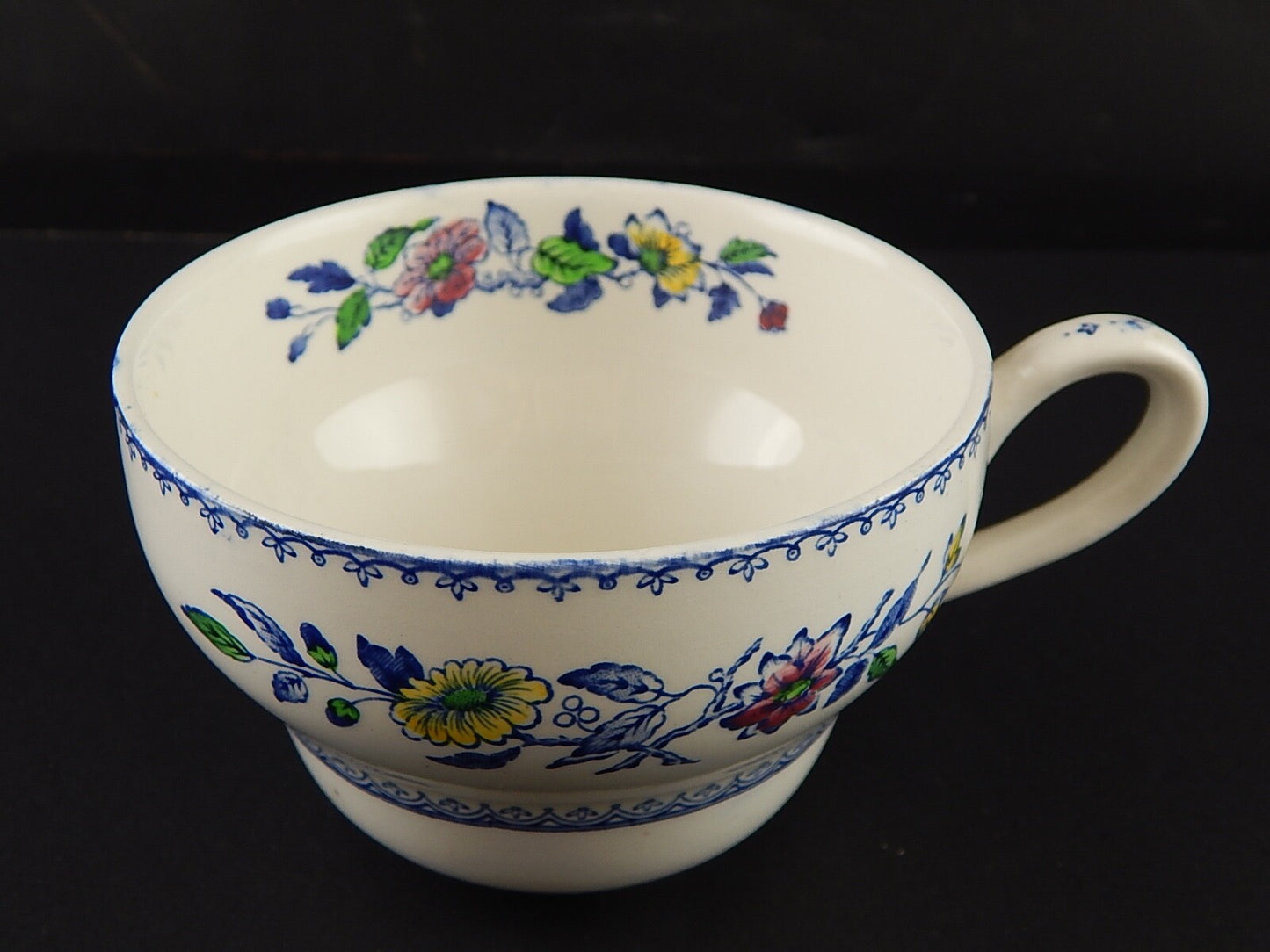 ANTICA PORCELLANA ENOCH WEDGWOOD TUNSTALL SCODELLA TAZZA COLAZIONE "DAVENPORT"