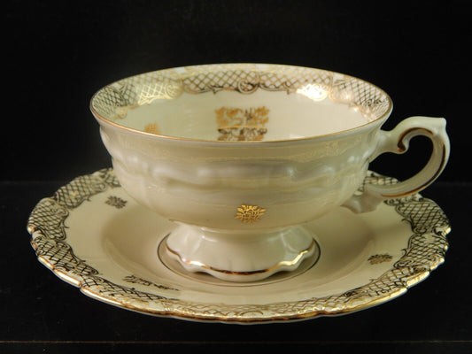 ANTICA ROCAILLE TAZZA DA TE' PORCELLANA VOHENSTRAUSS JOHANN SELTMANN BAVARIA