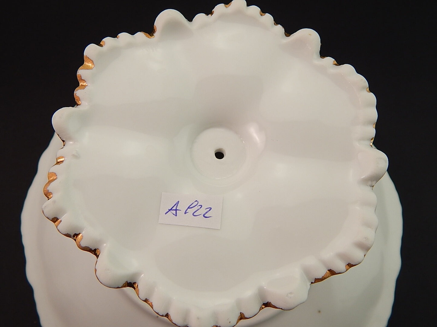 ANTICA ALZATA CENTROTAVOLA PORCELLANA HUTSCHENREUTHER BAVARIA STILE ROCAILLE