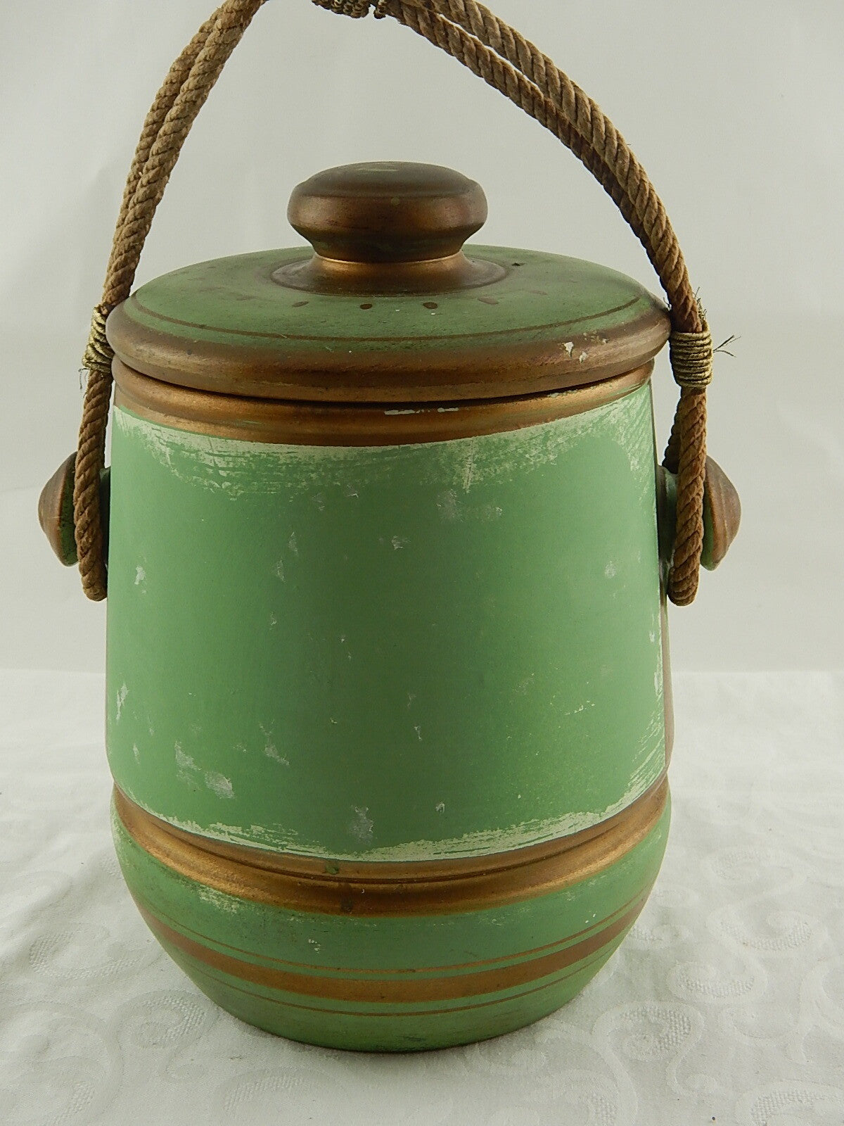 ANTIQUARIATO GELATIERA RINFRESCATOIO VASO IMPERO CERAMICA MAIOLICA ITALIANA