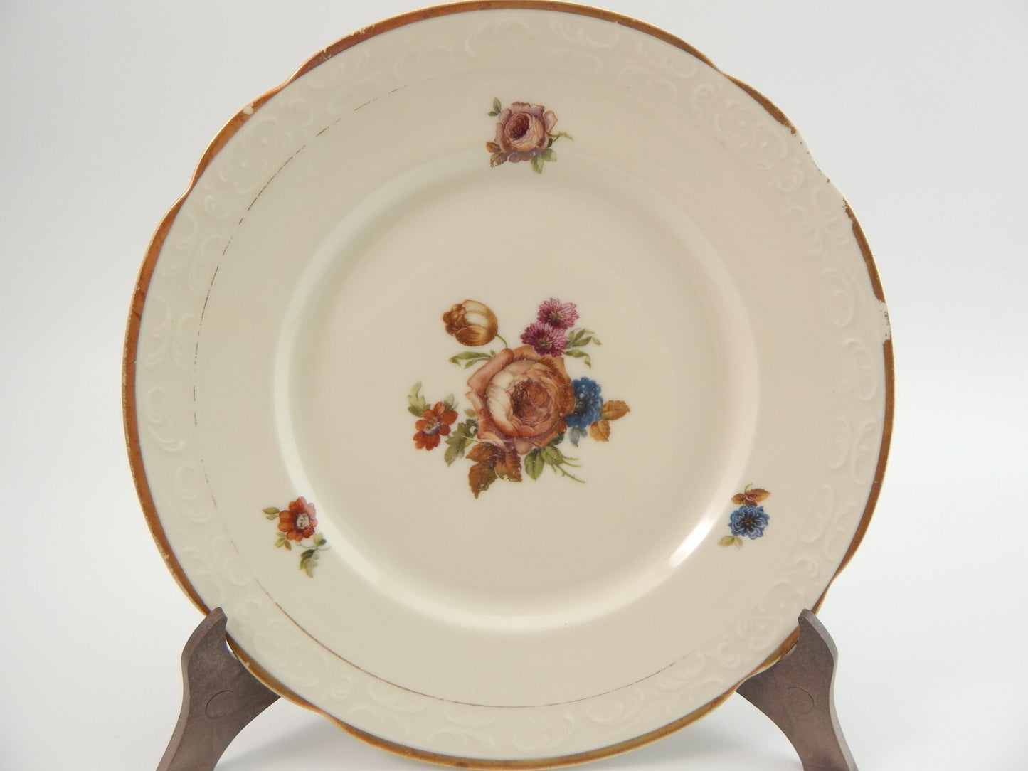 ANTICO KPM COPENHAGEN ROCAILLE SERVIZIO DA TAVOLA 18 PIATTI PORCELLANA DEL 1924