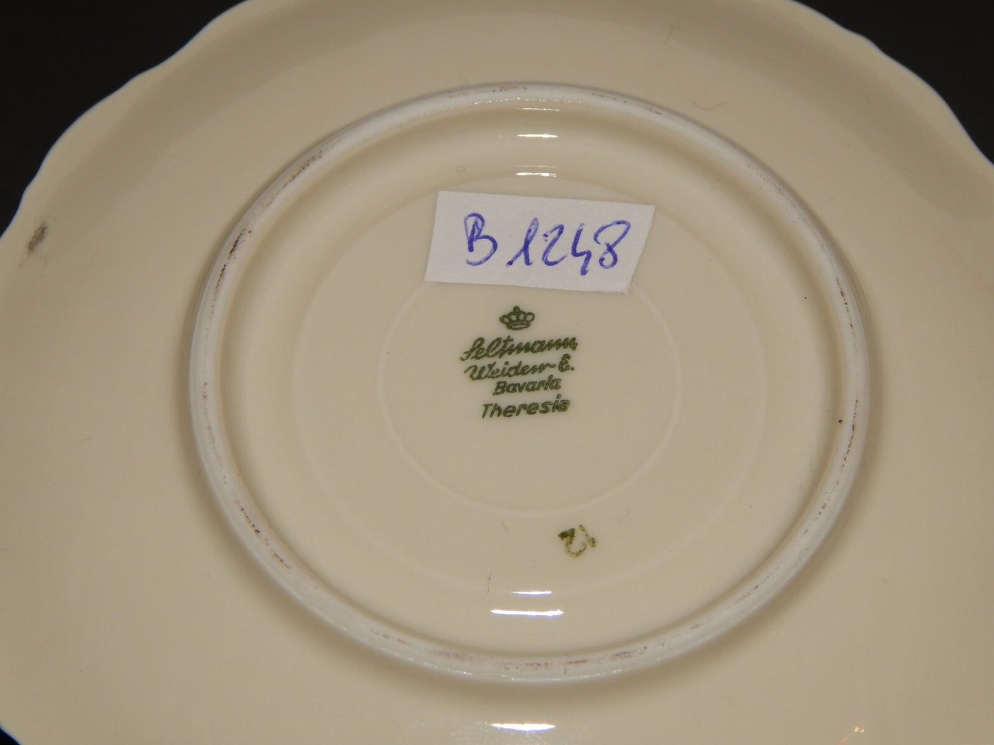 ANTICA TAZZINA CAFFE' PORCELLANA BAVARIA SELTMANN THERESIA DECORO ORO