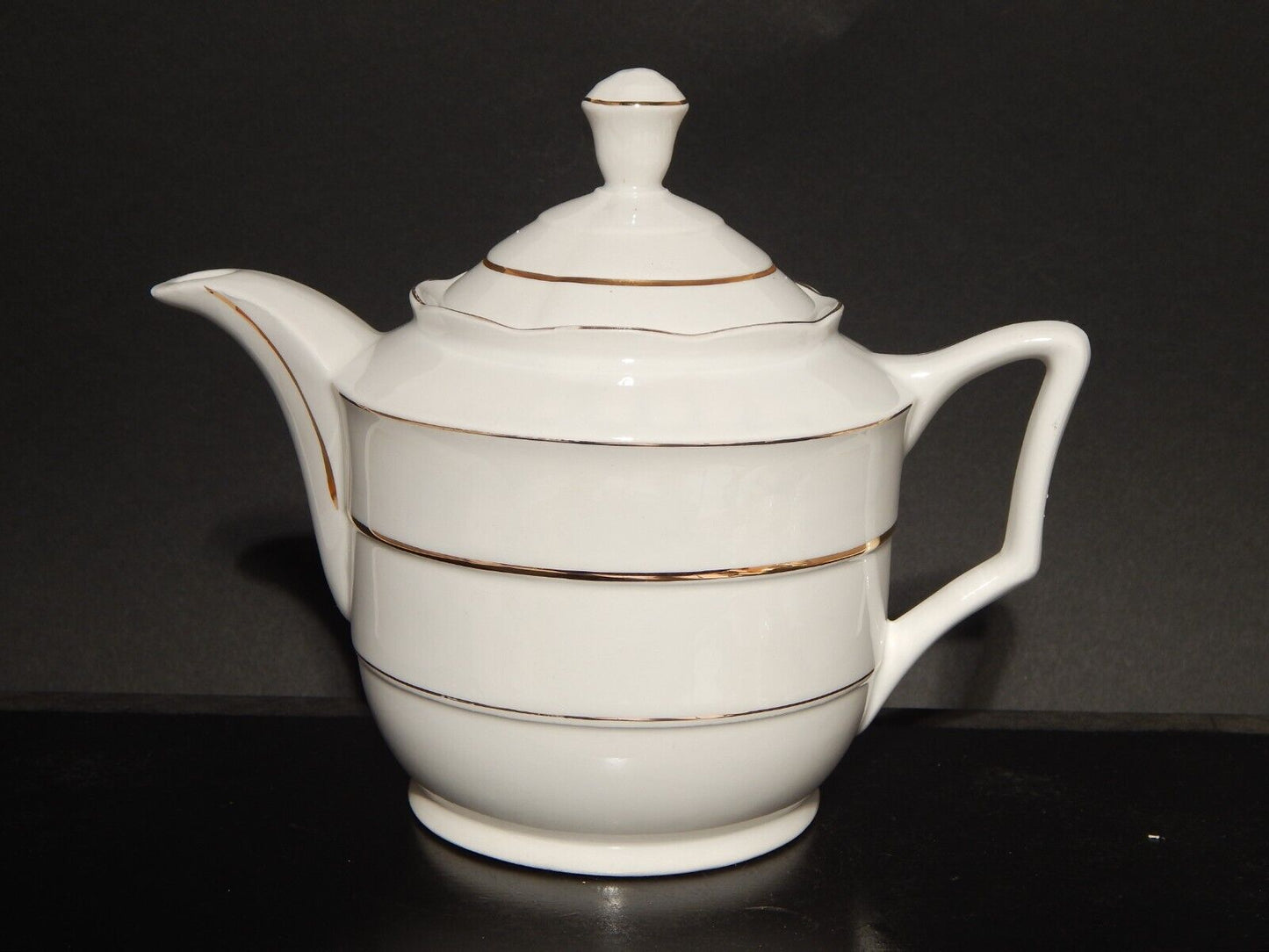 ANTICO ART DECO SET DA TE' TEIERA LATTIERA ZUCCHERIERA CERAMICA REVELLI LAVENO