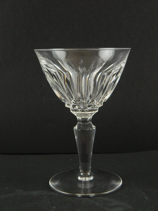 ANTICO BICCHIERE CALICE ACQUA CRISTALLO MOLATO CRISTALLERIA SAINT LOUIS