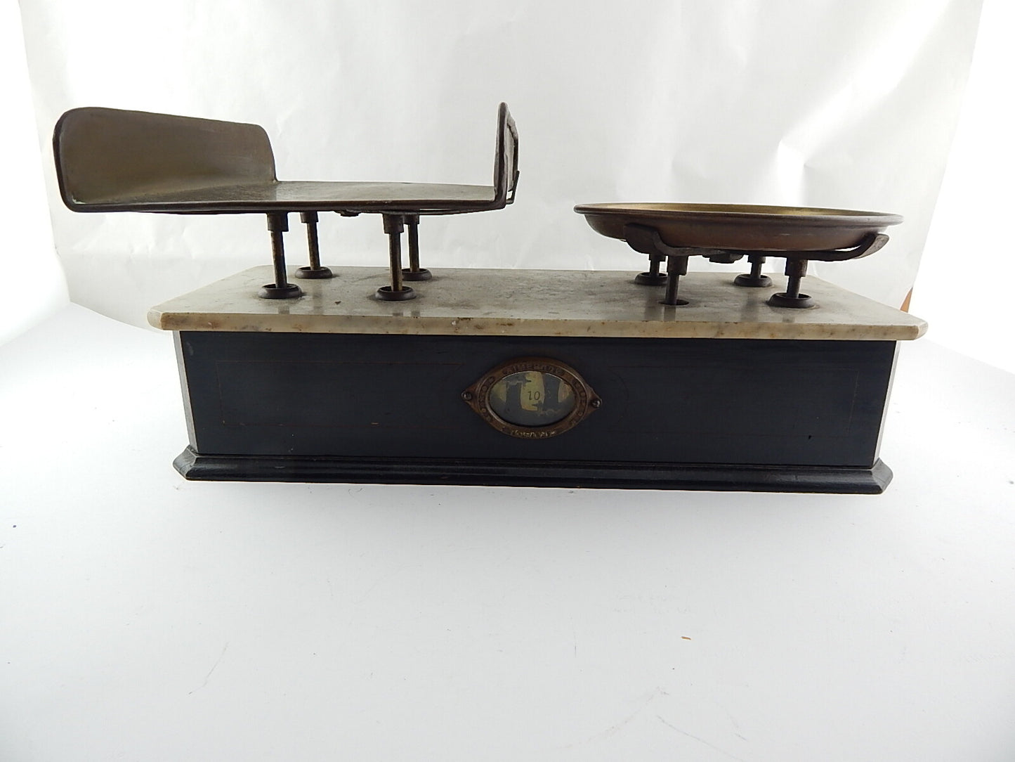 ANTICA RARA BILANCIA PARIGINA INIZI '900 PUNZONI REGNO ITALIA F. ALMERITO TORINO