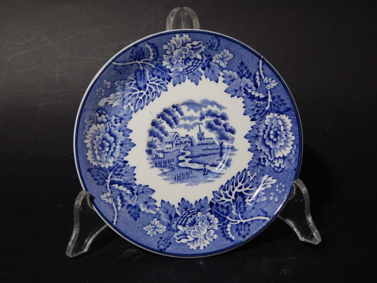 ANTICA TAZZA CERAMICA POTTERY ENOCH WOOD&SONS DECORO ENGLISH SCENERY X564