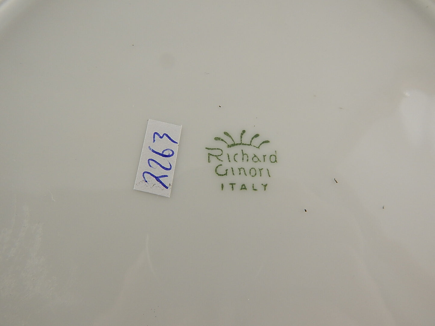 RICHARD GINORI PORCELLANA PIATTO VECCHIO GINORI COLLEZIONE CARROZZA CAVALLI