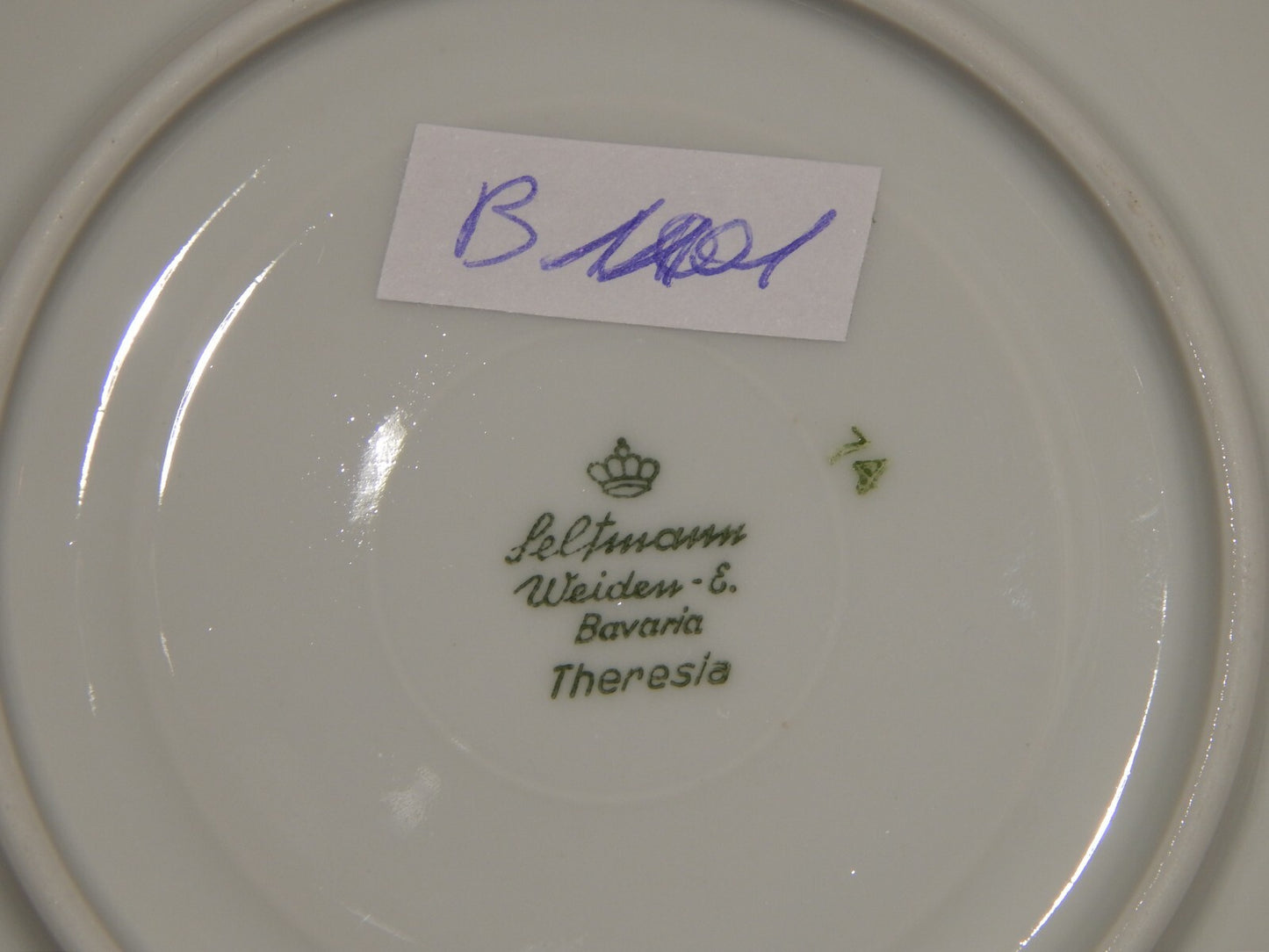 ANTICA TAZZA TE' PORCELLANA BIANCA BAVARIA SELTMANN WEIDEN THERESIA B1001