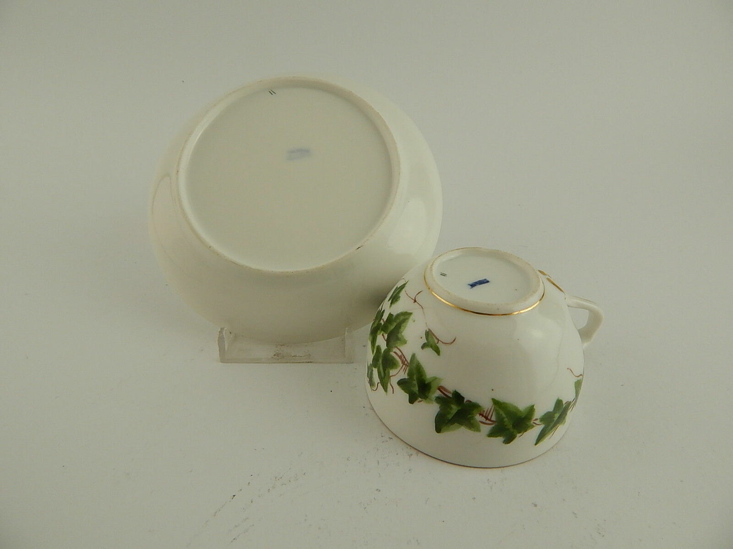 ROYAL COPENHAGEN PREZIOSO SET CAFFE' PORCELLANA IMPERO METÀ 800 EDERA NAPOLEONE