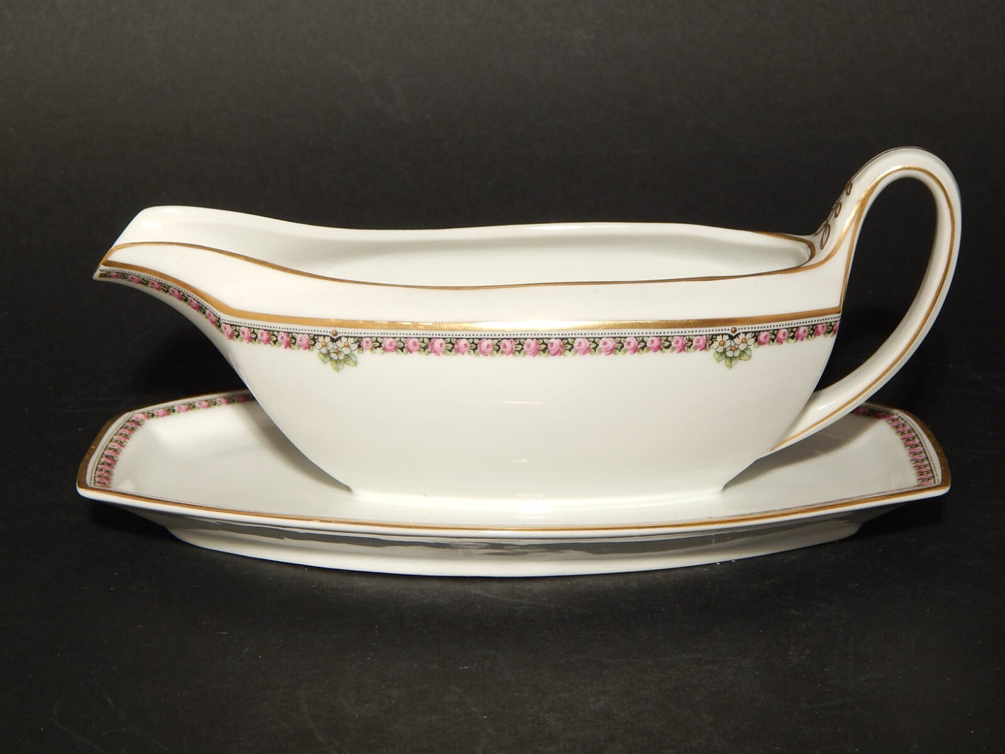 ANTICA ART DECO SALSIERA PORCELLANA HEINRICH &CO BAVARIA LA FAYETTE