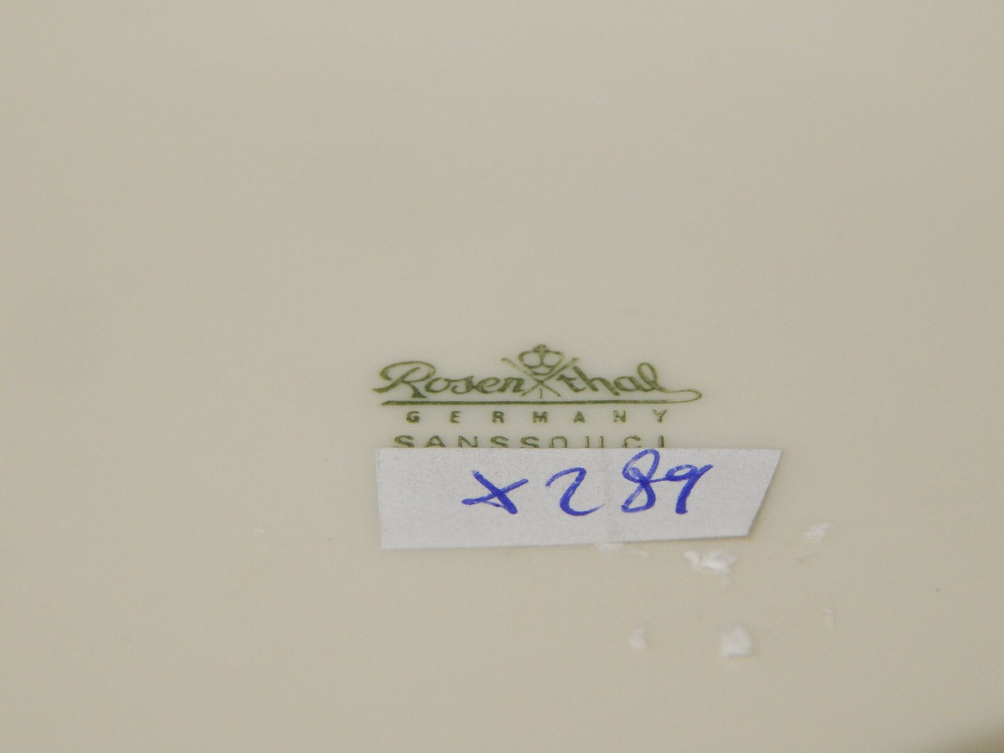 VINTAGE CENTROTAVOLA GRANDE ZUPPIERA SANS SOUCI PORCELLANA ROSENTHAL