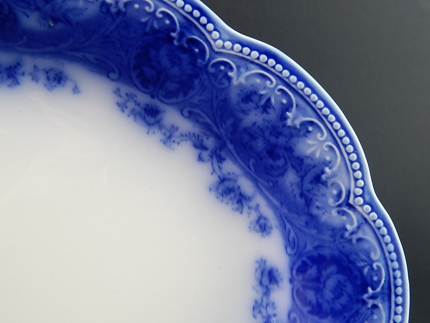 WEDGWOOD&CO ATALANTA ANTICO PREZIOSO GRANDE VASSOIO SEMI-PORCELLANA DEL 1906