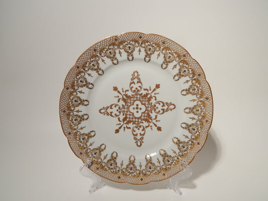 STUPENDO RARO PIATTO ART DECO BERNARDAUD & CO LIMOGES PORCELLANA ANNI 30 COLBERT