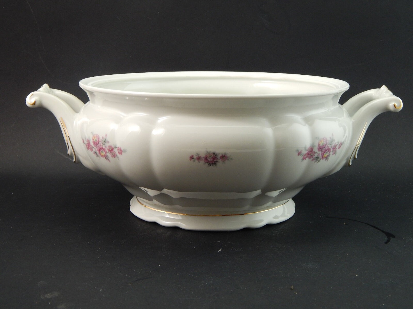 ANTICO 1935 CENTROTAVOLA FRUTTIERA PORCELLANA VERBANO LAVENO ANDLOVITZ