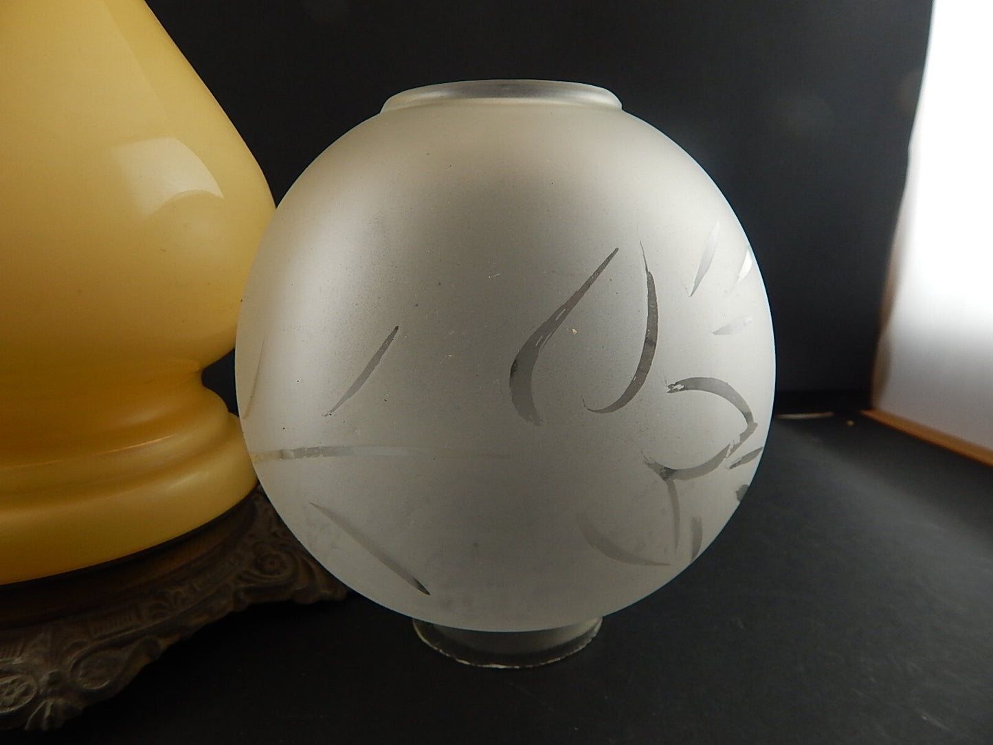 ANTICA COPPIA LAMPADE TAVOLO LUMI A PETROLIO STILE IMPERO NAPOLEONE GIUSEPPINA