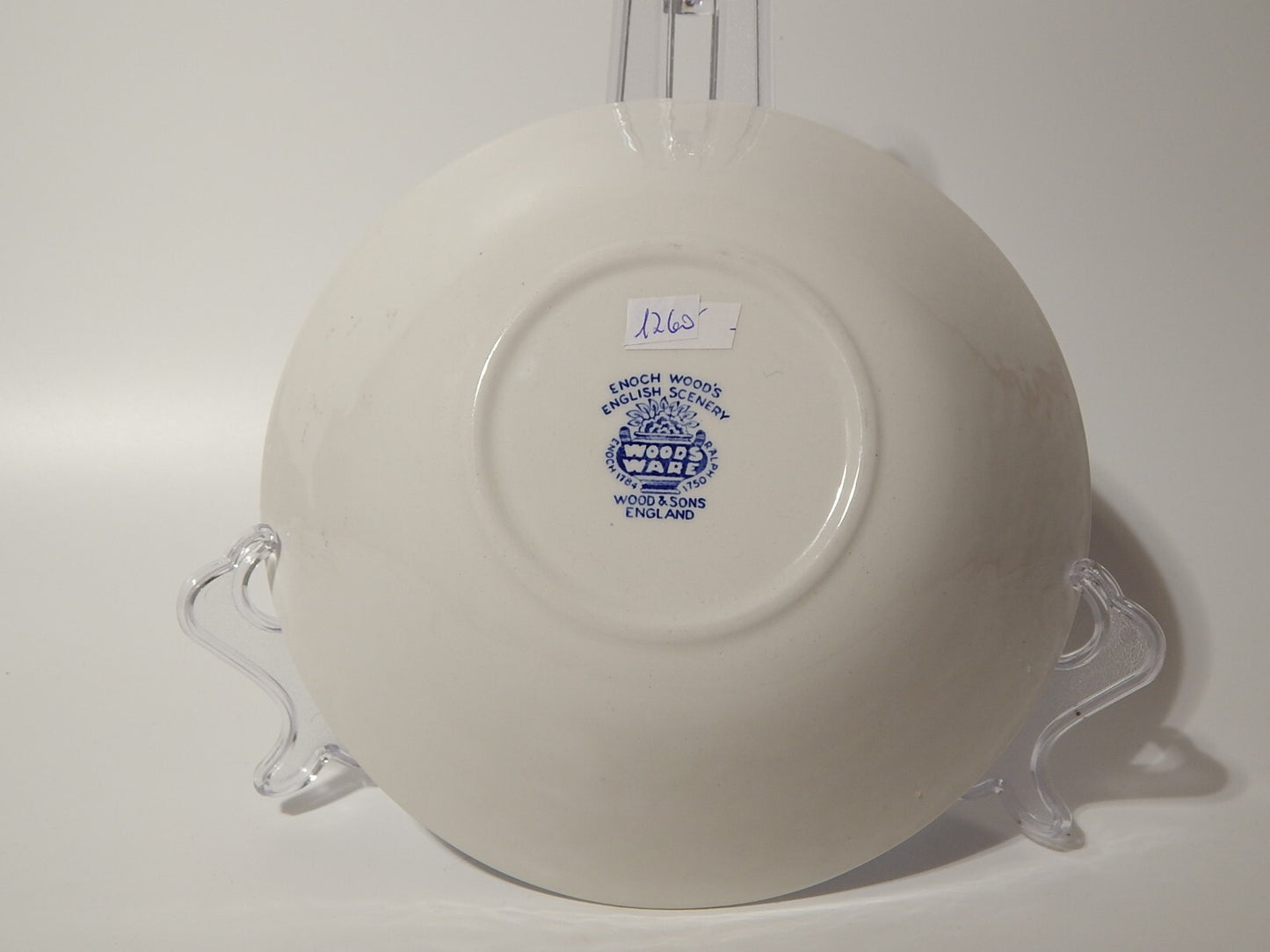 VINTAGE ENOCH WOOD'S ENGLISH SCENERY WOOD&SONS CIOTOLA O INSALATIERA PORCELLANA