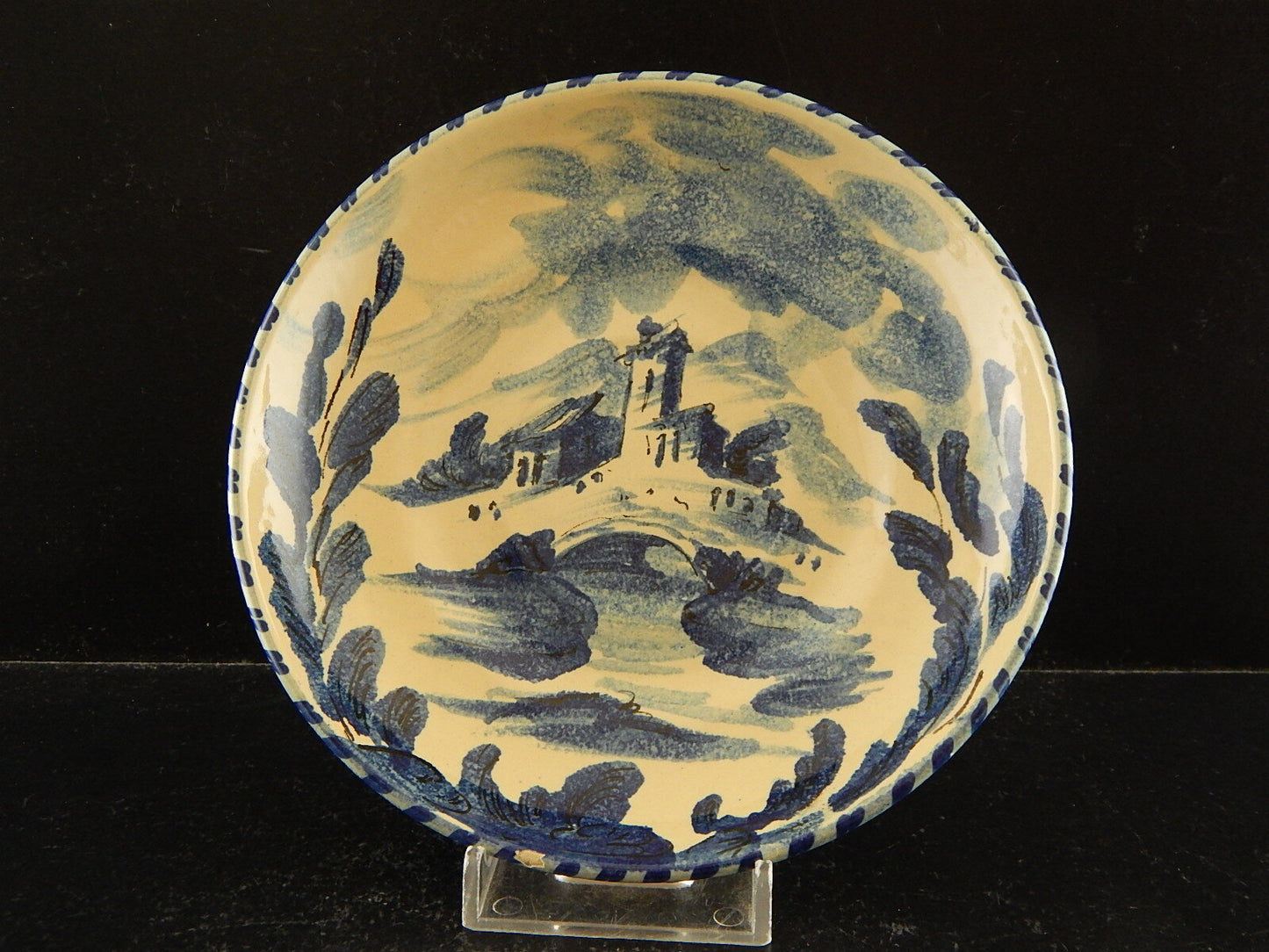 ANTICA TAZZA DA TE' CERAMICA ALBISOLA HANDMADE MADE ITALY DIPINTA A MANO #4