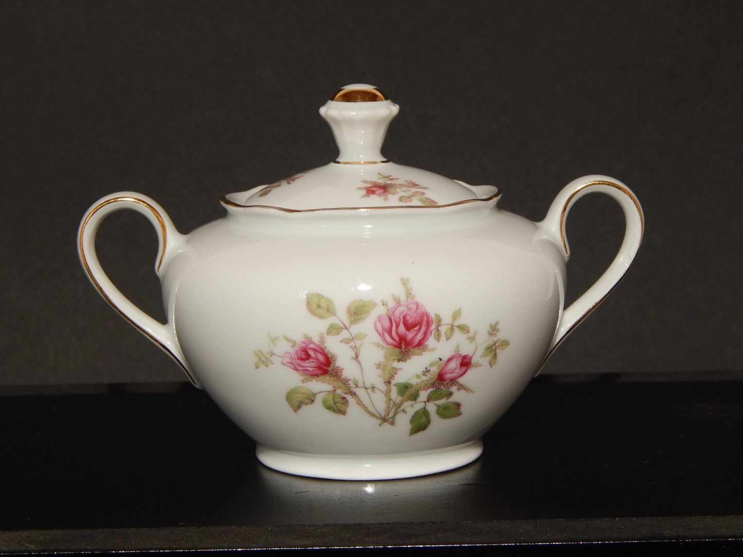 ANTICO SERVIZIO TÈ PORCELLANA BAVARIA OSCAR SCHALLER RHEINPFALZ ROSA CANINA