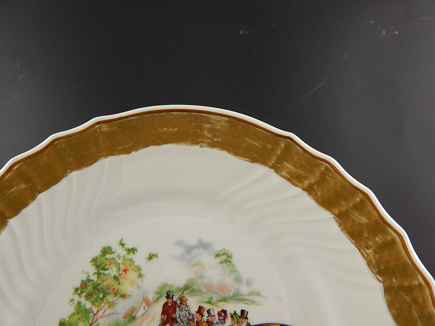 RICHARD GINORI PORCELLANA PIATTO VECCHIO GINORI COLLEZIONE CARROZZA CAVALLI #