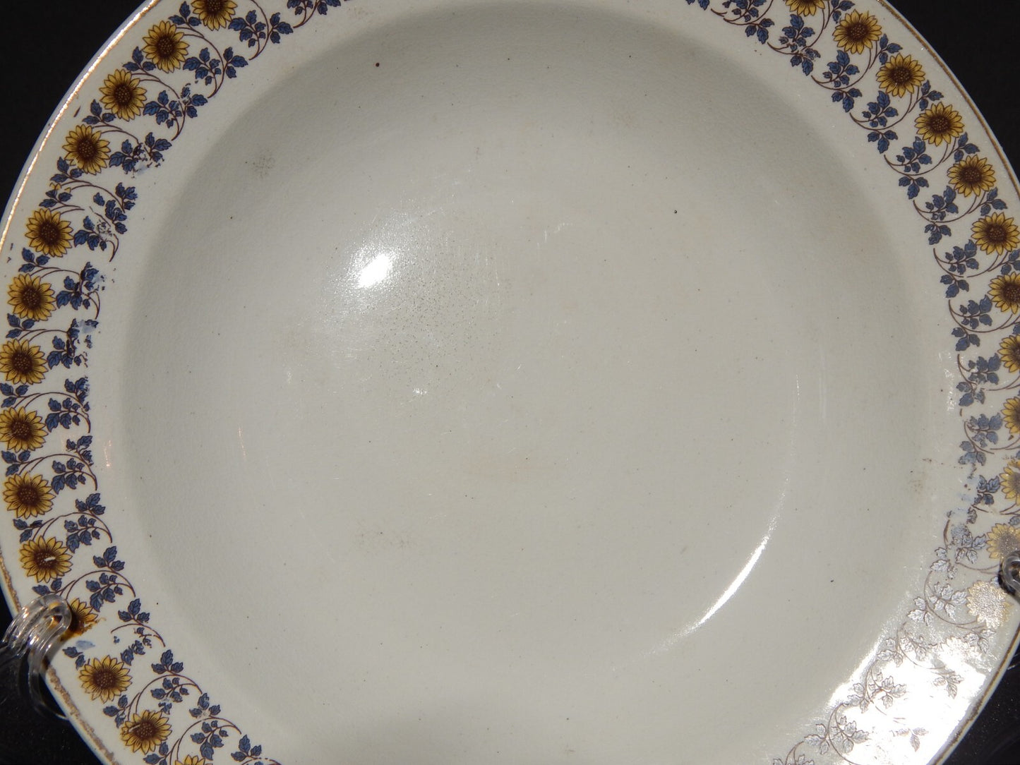 ANTICO RARO SERVIZIO TAVOLA 18 PIATTI S.C.I. CERAMICA ITALIANA LAVENO GIRASOLI