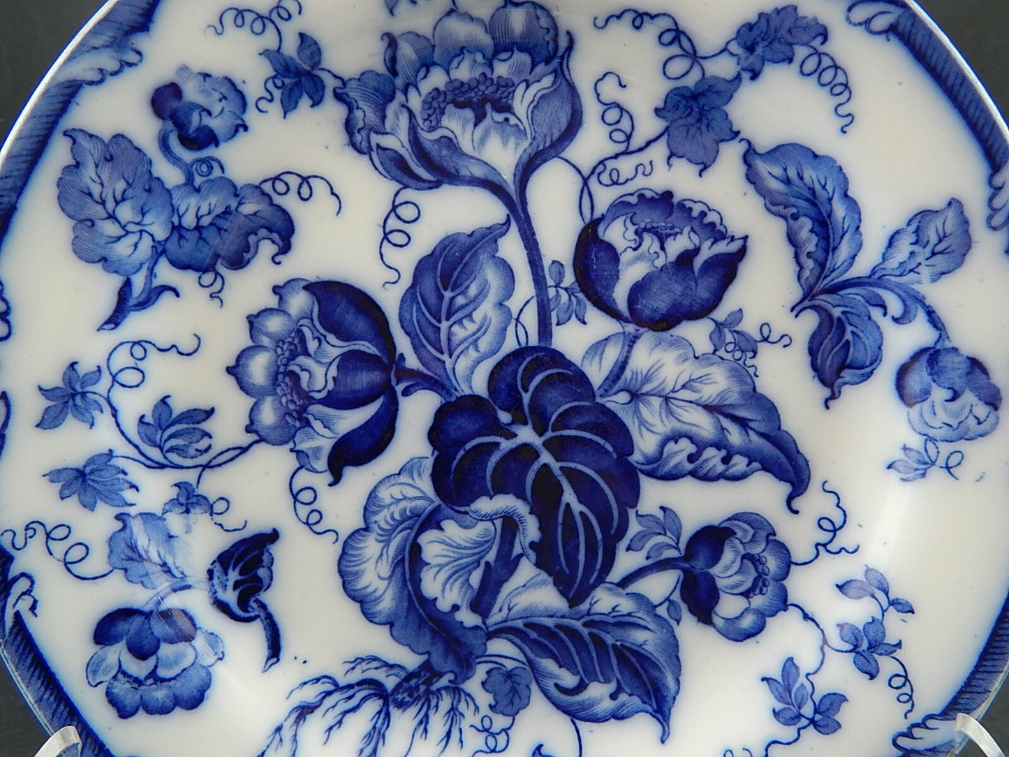 ANTICO RARO PIATTO PORCELLANA WEDGWOOD WATER NYMPH DIPINTO MANO FINE '800 A708