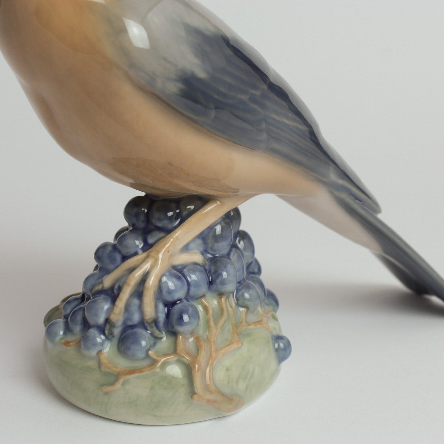 STATUINA PORCELLANA ROYAL COPENHAGEN "Tordo Sassello" 1235 ORIGINALE HANDMADE