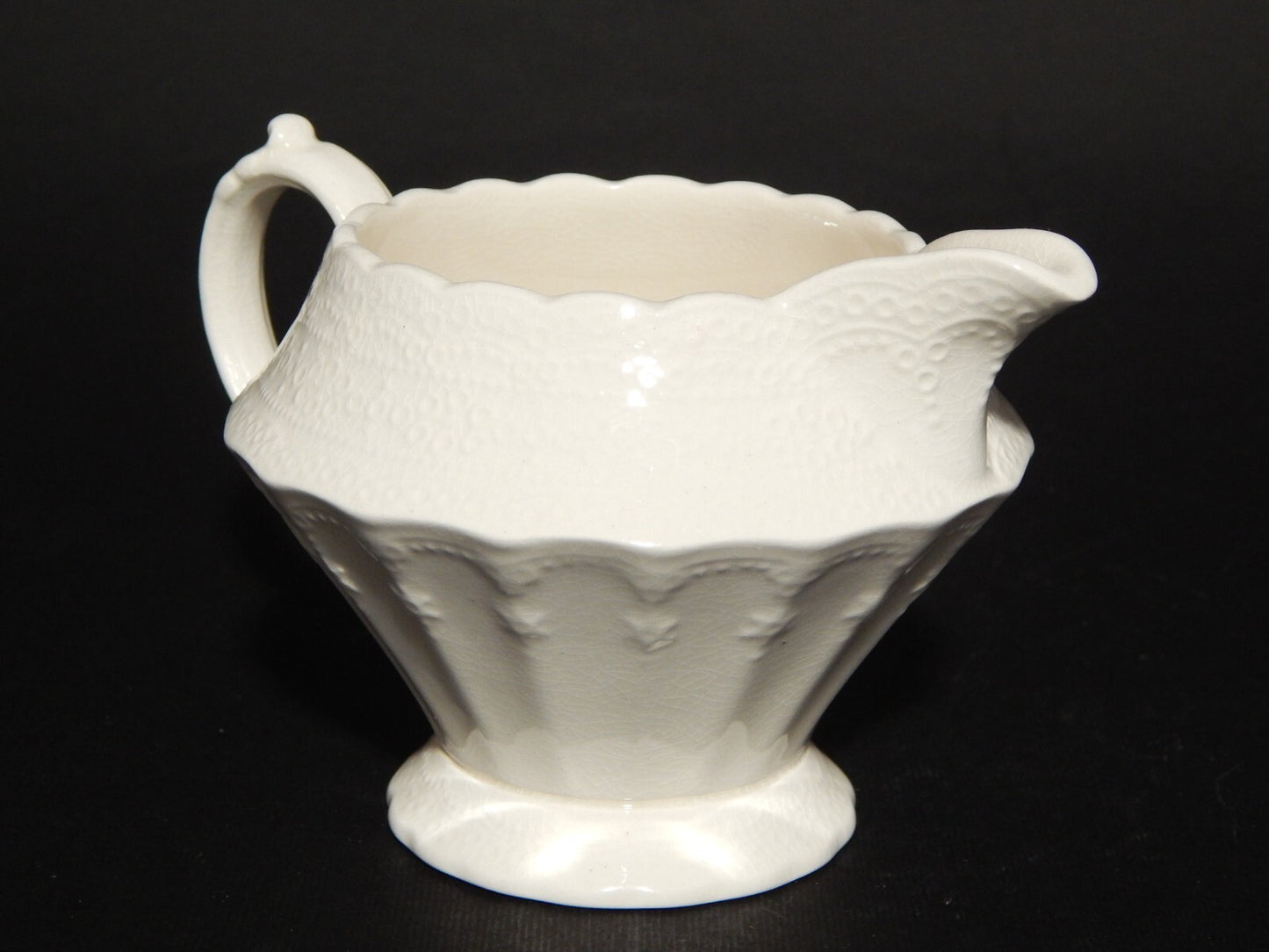 ANTICA LATTIERA SALSIERA INGLESE SEMI PORCELLANA COPELAND SPODE'S JEWEL 1926