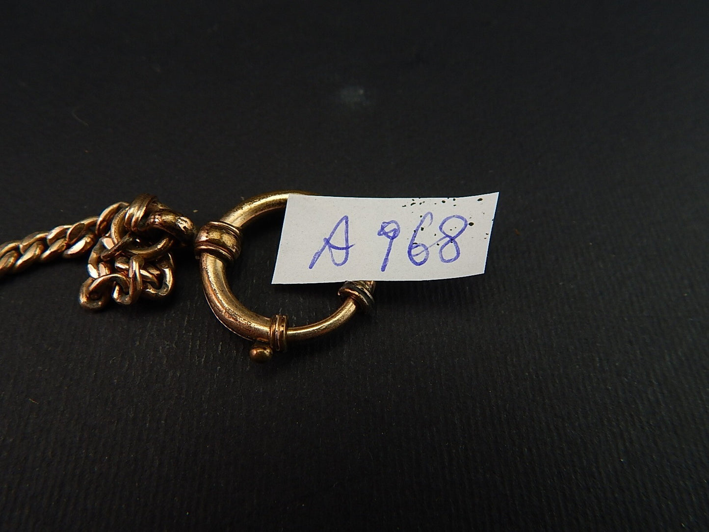 ANTICA CATENA OROLOGIO METALLO COLOR RAME CM 26 A968