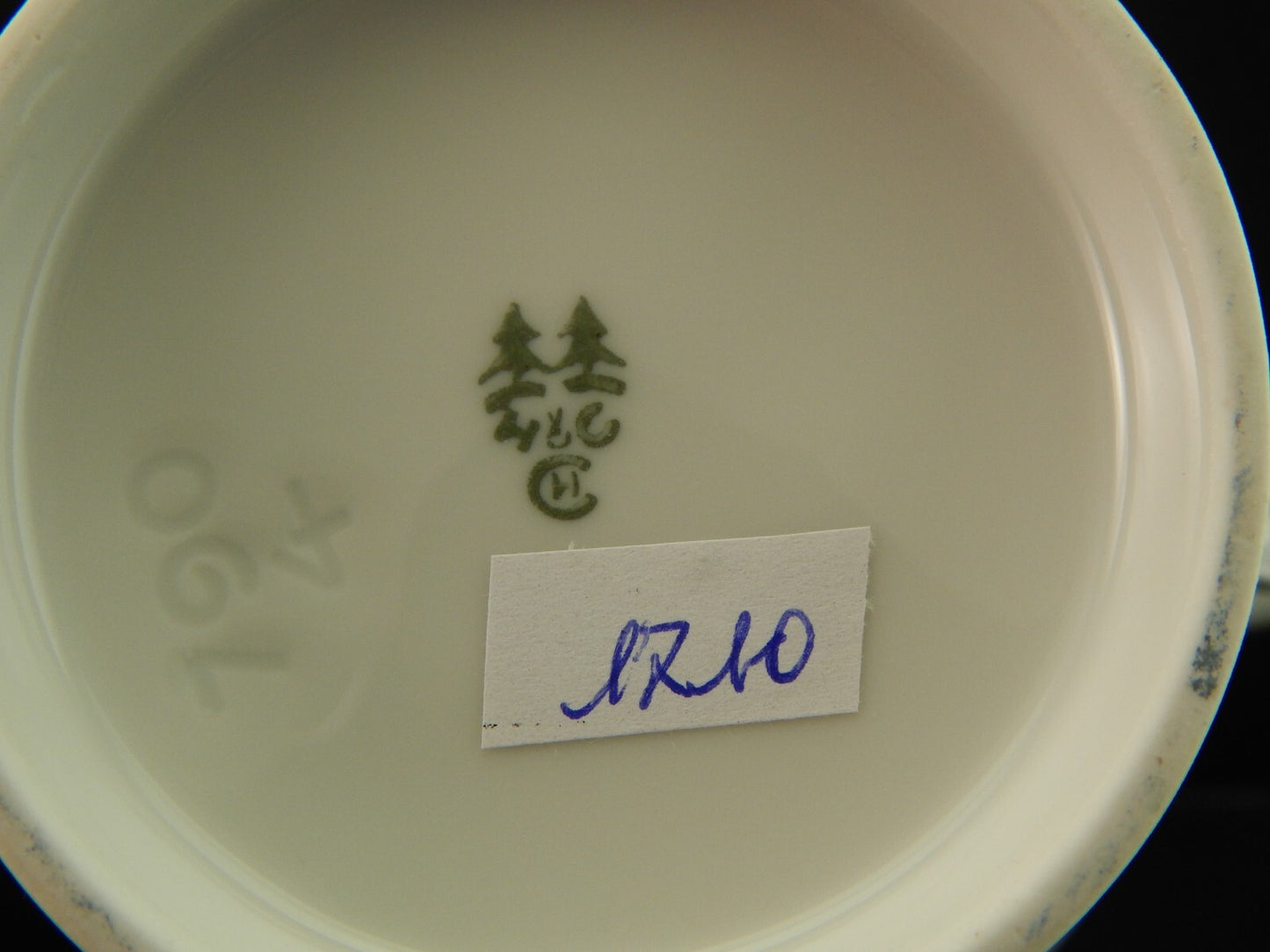 ANTICO 1945 ART DECO PREZIOSO SERVIZIO CAFFE' PORCELLANA H & C CHODAU BOHEMIA