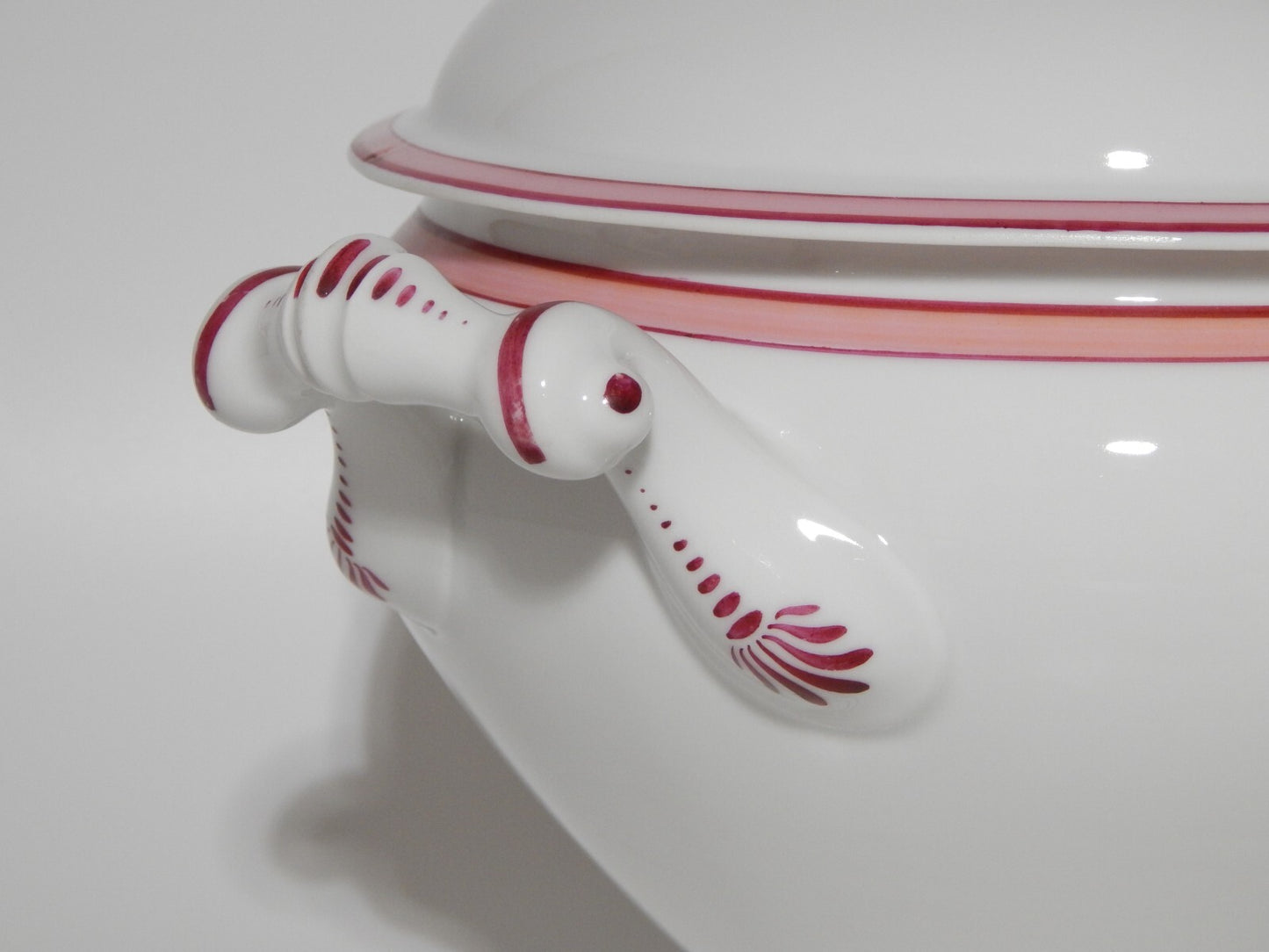 ANTICA PROBABILE MANIFATTURA HAVILAND ZUPPIERA CENTROTAVOLA PORCELLANA FINE 800