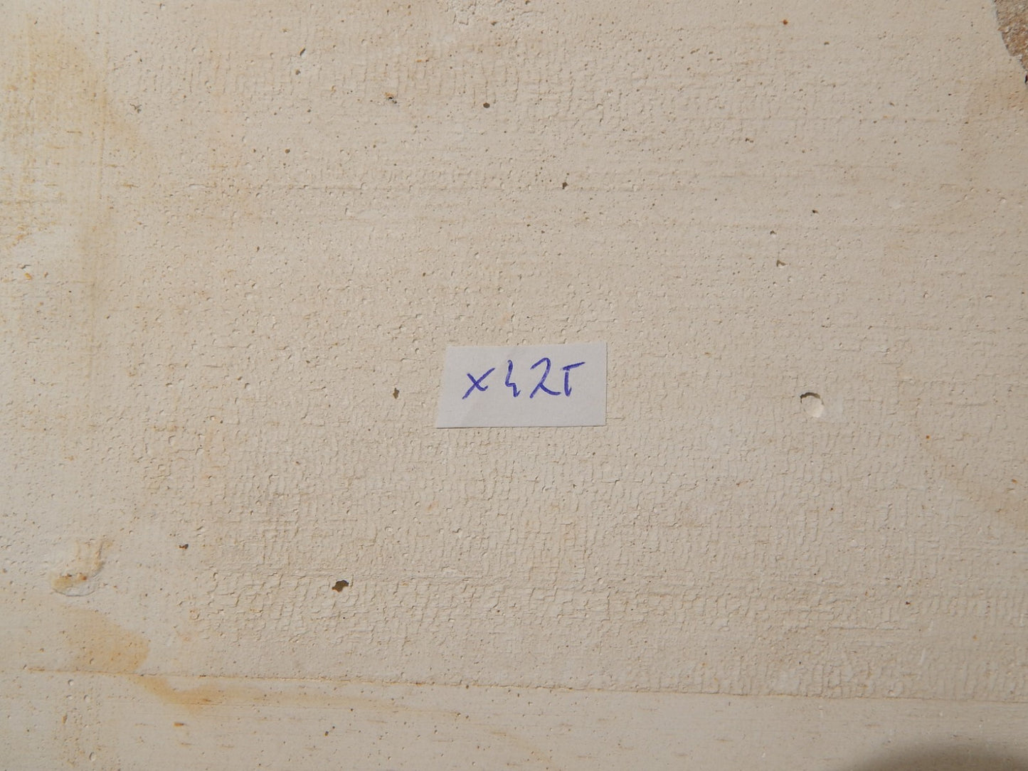 ANTICA PIASTRELLA MATTONELLA CERAMICA DELFT DEL 1700 DECORO AL MANGANESE (475)