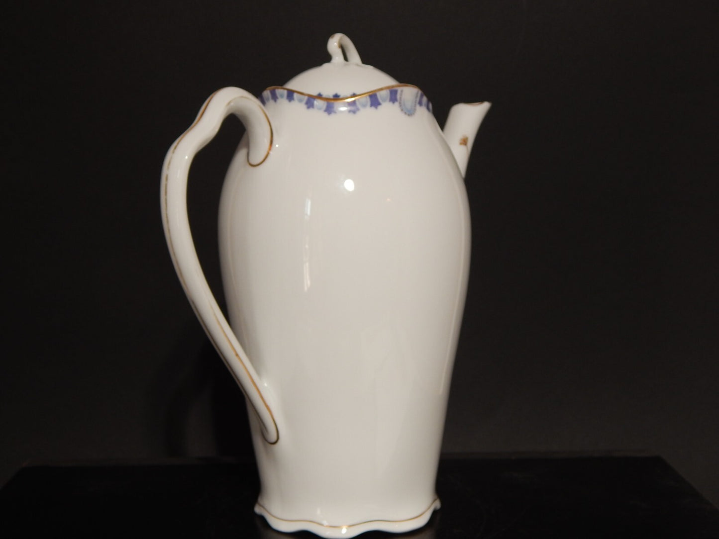 ANTICA LIBERTY DEL 1910 CAFFETTIERA PORCELLANA J.Z.& CO PRE-ROSENTHAL