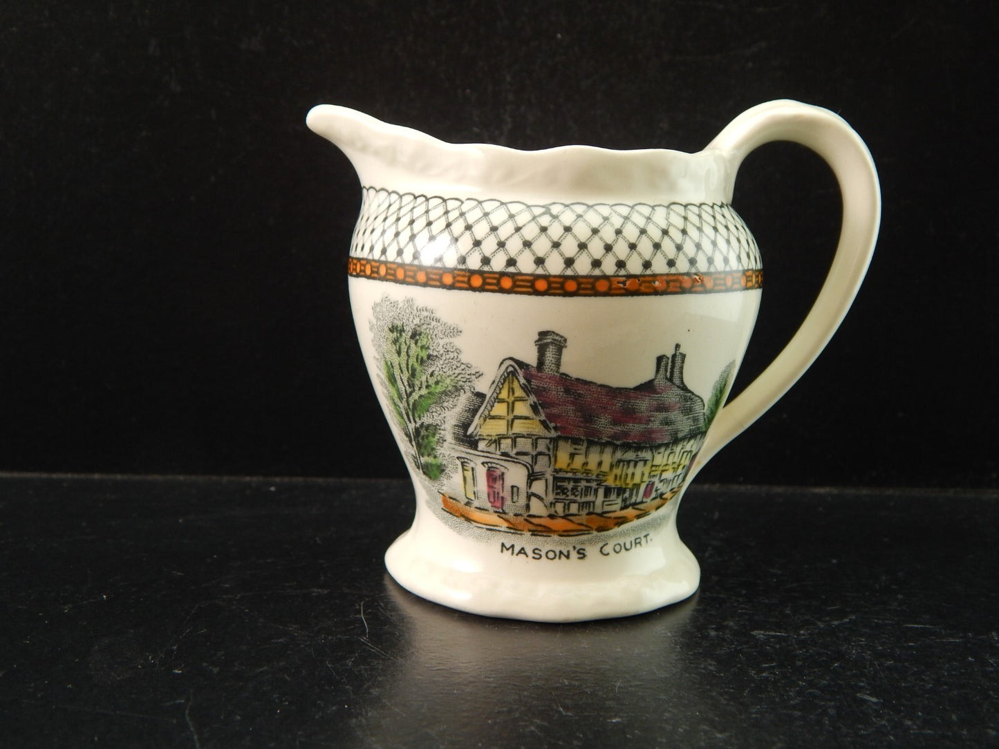 LATTIERA BRICCO CERAMICA ANTICA SHAKESPEARE LAND MYOTT SON & CO 1830 HANLEY