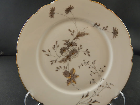 ANTICO PIATTO PORCELLANA GINORI DOCCIA DEL 1926 DECORATO A MANO DIFETTO A277