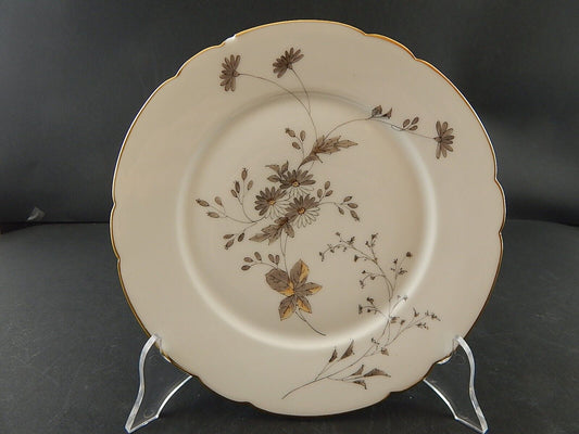 ANTICO PIATTO PORCELLANA GINORI DOCCIA DEL 1926 DECORATO A MANO DIFETTO A277