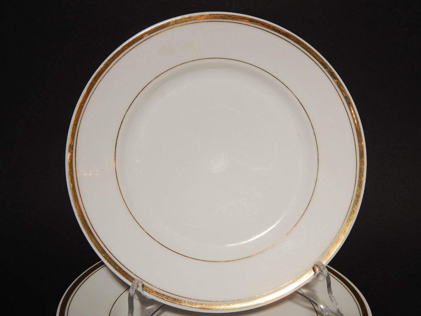 ANTICA PORCELLANA SERVIZIO 6 PIATTI DESSERT IMPERO C. TIELSCH ALTWASSER FINE 800