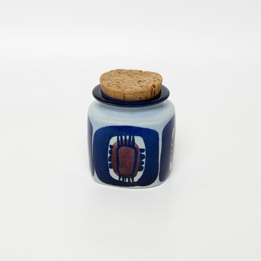 RARO BARATTOLO SUGHERO CERAMICA ROYAL COPENHAGEN COLLEZIONE TENERA FAJANCE CM 10