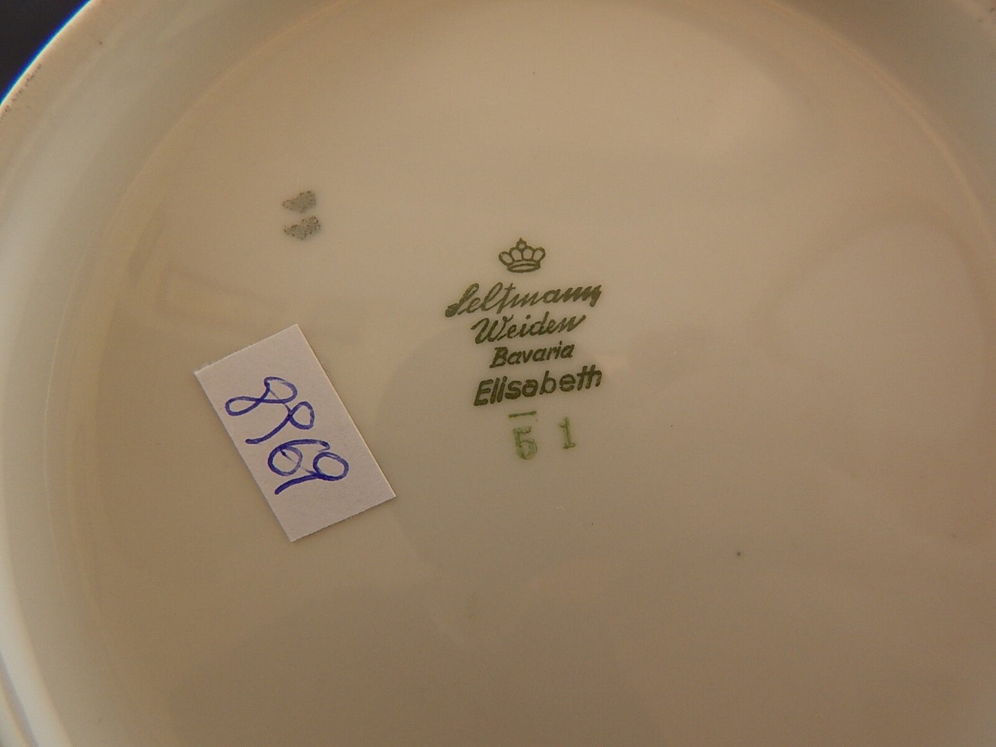 ANTICA LEGUMIERA O PORTA BISCOTTI PORCELLANA SELTMANN WEIDEN BAVARIA ELISABETH