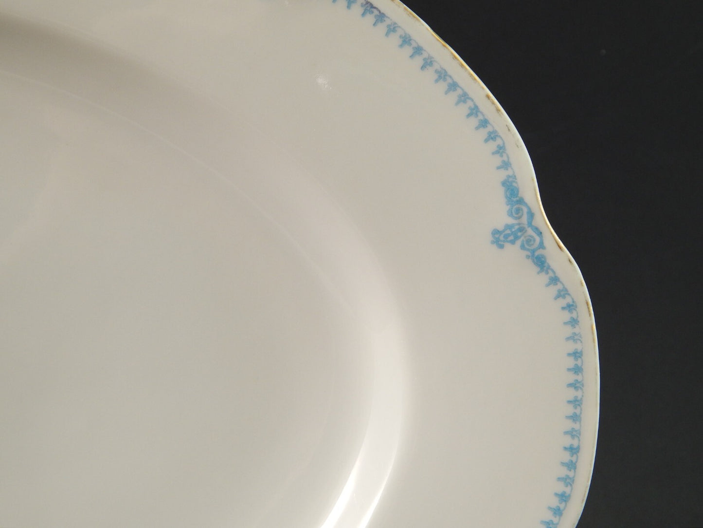 ANTICO 1926 ART DECO PREZIOSO VASSOIO OVALE PORCELLANA KPM ROSENTHAL DIFETTO