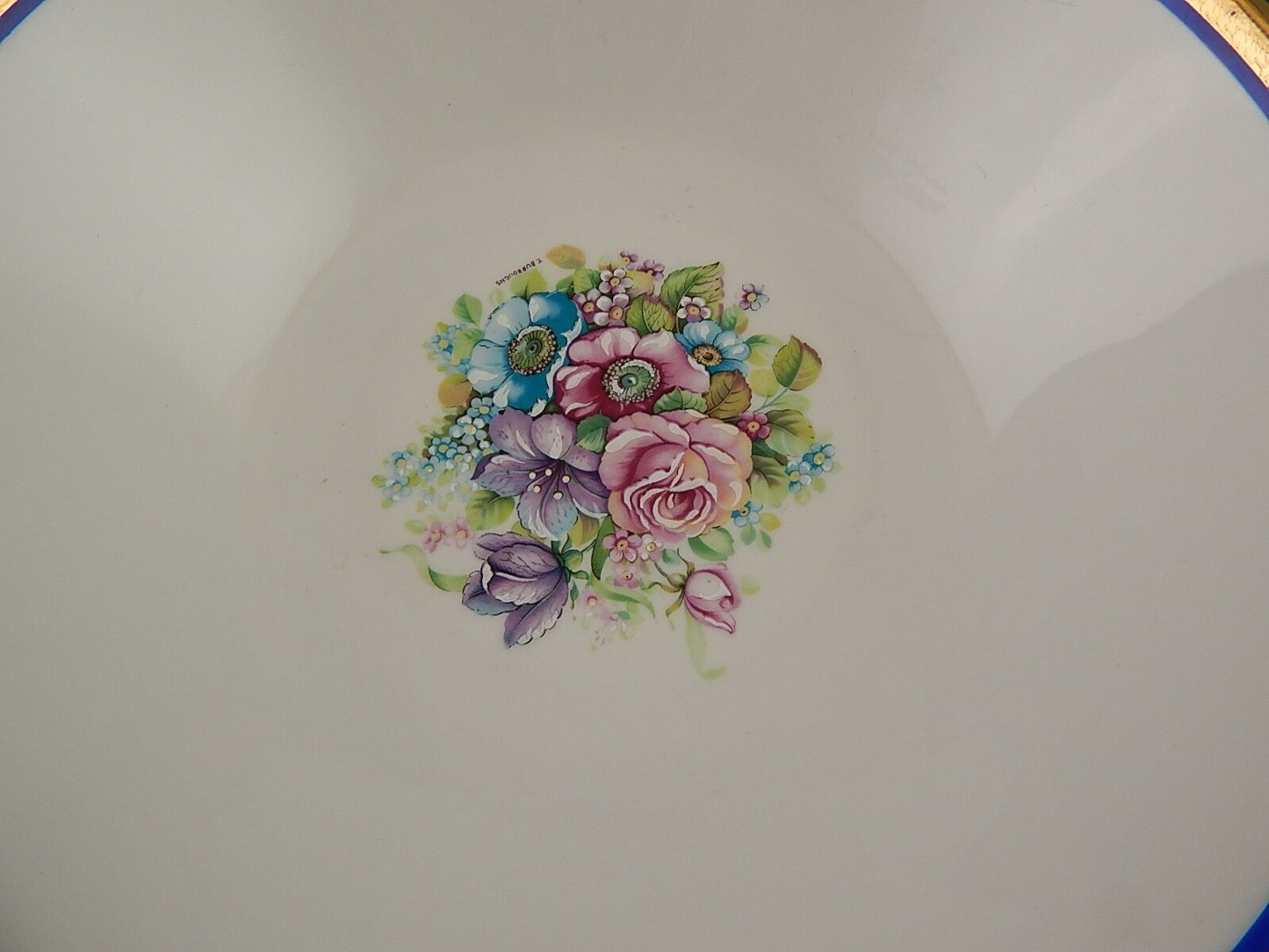 ANTICA INSALATIERA FRUTTIERA PORCELLANA HUTSCHENREUTHER BAVARIA DECORO LIMOGES