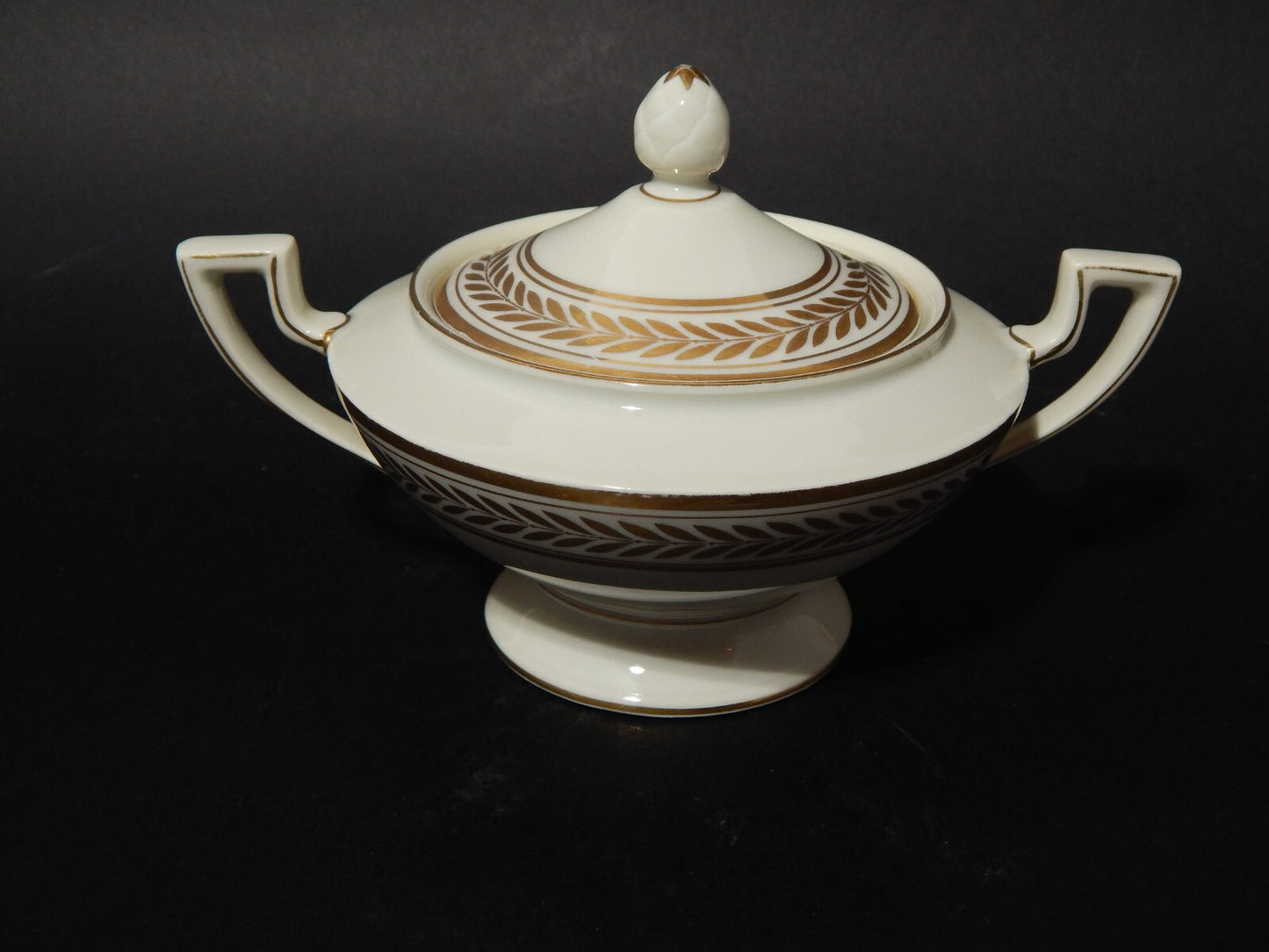 ANTICO SERVIZIO TE' PORCELLANA MODELLO IMPERO KONIGL.1794 ROYAL TETTAU