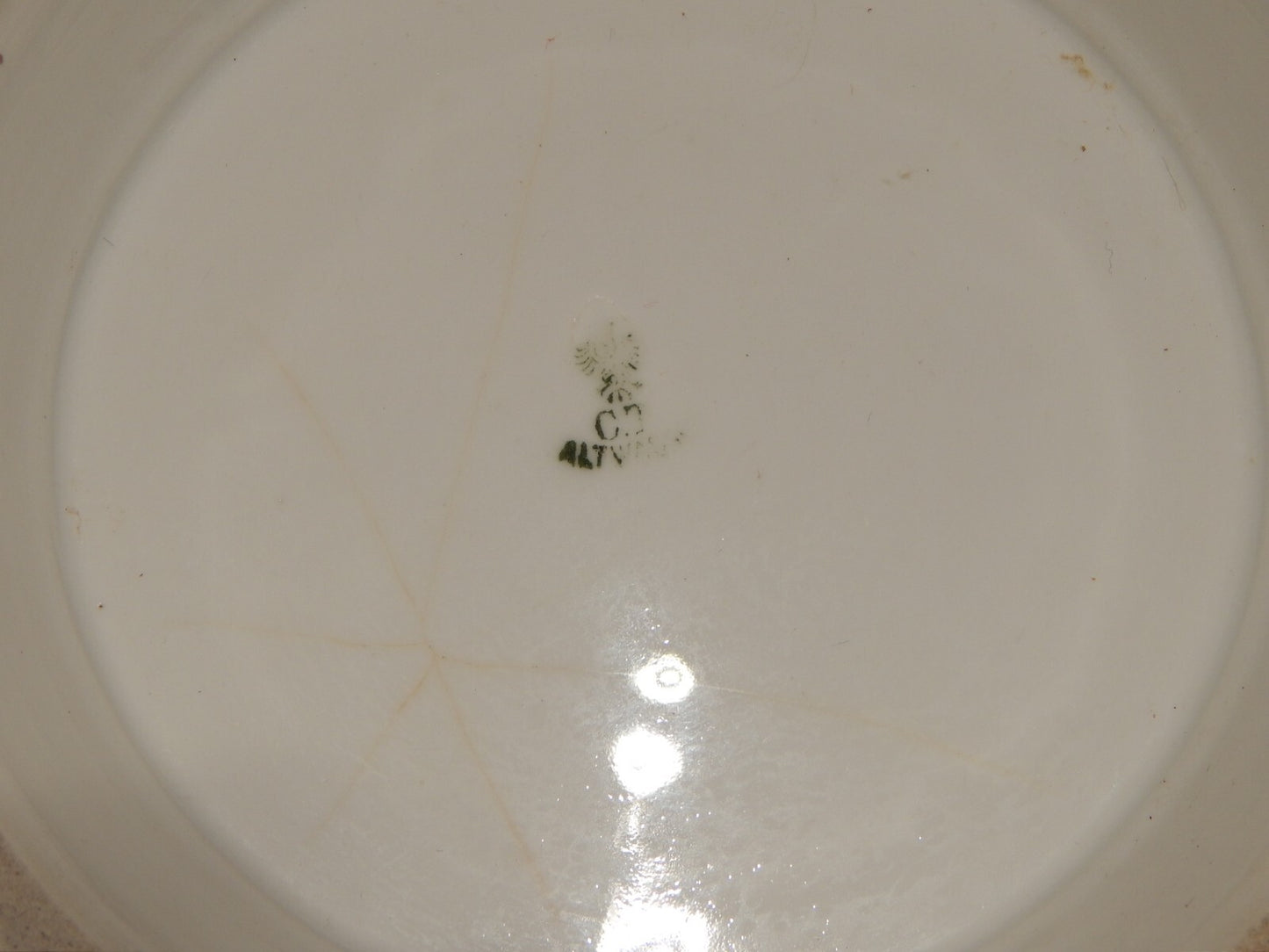 ANTICA PORCELLANA FRUTTIERA CENTROTAVOLA IMPERO C. TIELSCH ALTWASSER FINE 800