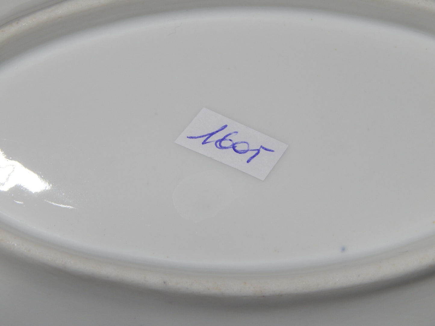 ANTICA RAVIERA VASSOIO IMPERO PORCELLANA GINORI DOCCIA XIX SECOLO